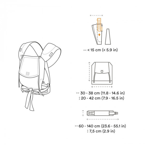 Stokke Limas Carrier Beige Valérien - Porte-bébé physiologique
