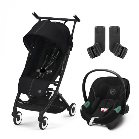 Cybex Pack Duo Poussette Libelle + Coque Aton S2 i-Size Moon Black