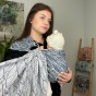 Naturiou Ring Sling Navy Leaves