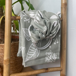 Naturioù Ring Sling Botanie Amande - écharpe de portage sans noeud