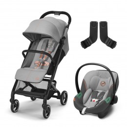 Cybex Pack Duo Poussette Beezy + Coque Aton S2 i-Size