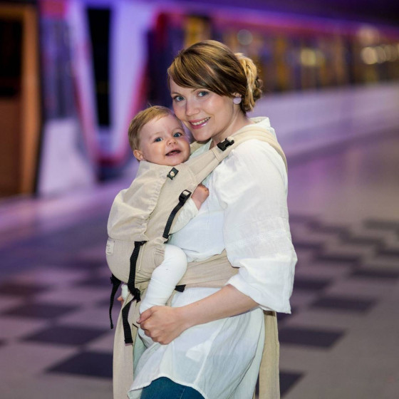 Storchenweige Baby carrier Naturel