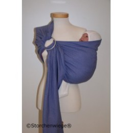 Porte bebe Storchenwiege LEO lilas écharpe RingSling