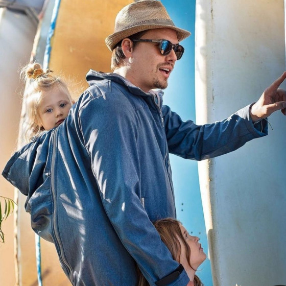 Fun2BeMum ELBRUS Babywearing softshell jacket for Dad