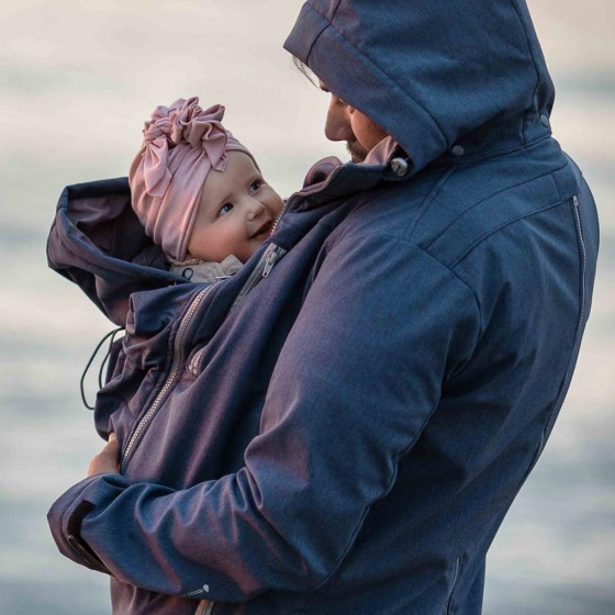 Fun2BeMum ELBRUS Babywearing softshell jacket for Dad