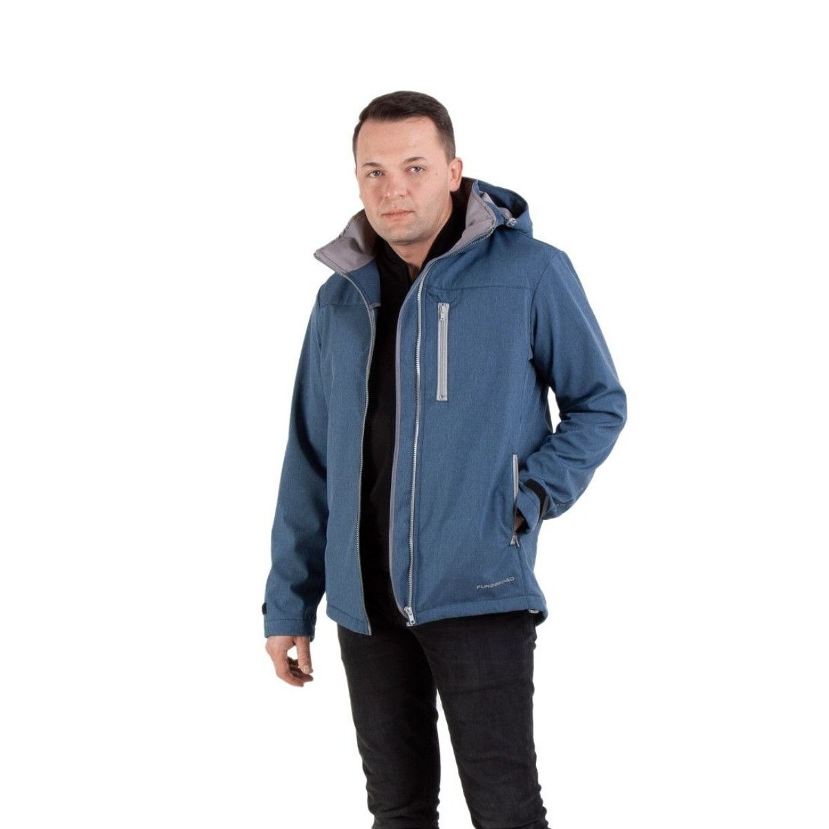 Manteau de portage - Softshell - Bleu - taille XXL