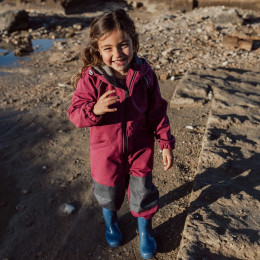 Fun2bemum LEO - Softshell Overall - Plum Melange