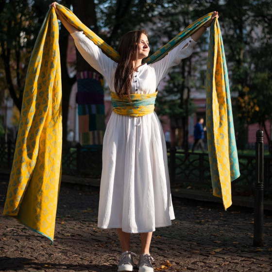 Yaro Ukrainian Hearts Ukrainian Glory - Écharpe de portage tissée