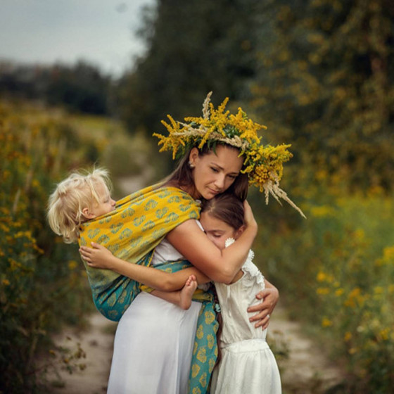 Yaro Ukrainian Hearts Ukrainian Glory - Écharpe de portage tissée