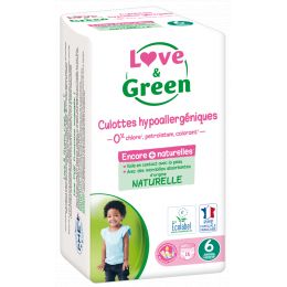 Love and Green Culottes d'apprentissage taille 6 (+ 16 kg) x16