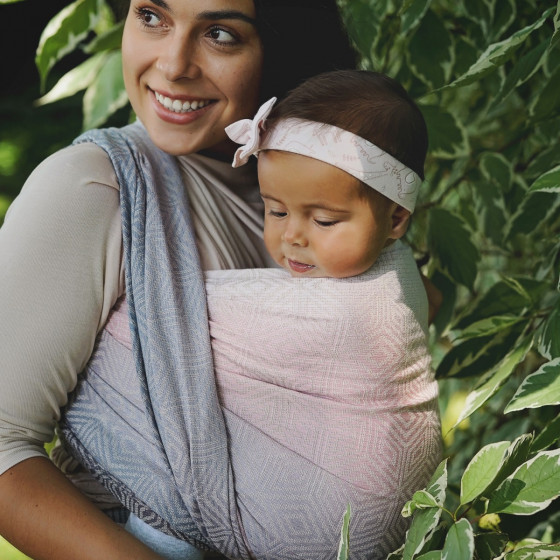 Little Frog Baby wrap - Foggy Cube