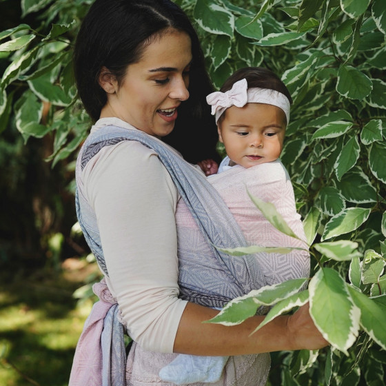 Little Frog Baby wrap - Foggy Cube
