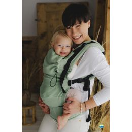 Little Frog Prime V2 BIO Sage - porte-bébé nouveau-né en coton BIO