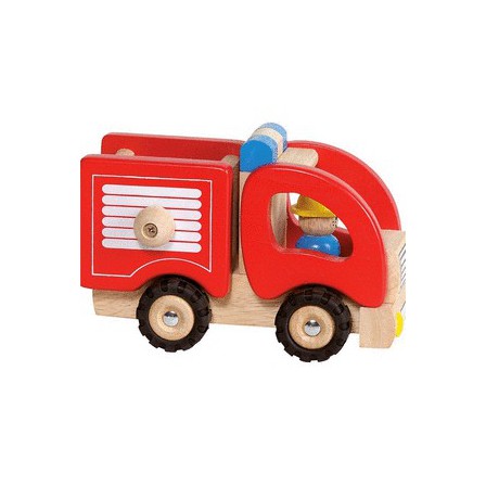  Camion de pompier en bois par Goki
