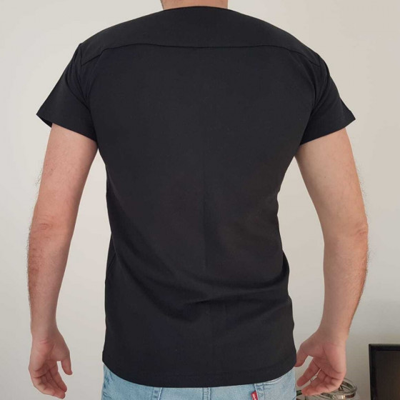 Naturioù T-shirt skin to skin for men with zipper