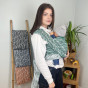 Naturioù Millefeuilles Émeraude - Écharpe de Portage Tissée en Jacquard