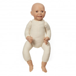 Bébé 3-6 mois 66cm 4,5kg - Poupon de Portage Lesté et Articulé - Lena (Fille)