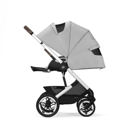 Cybex Talos S Lux Lava Grey Chassis Silver - Poussette tout-terrain