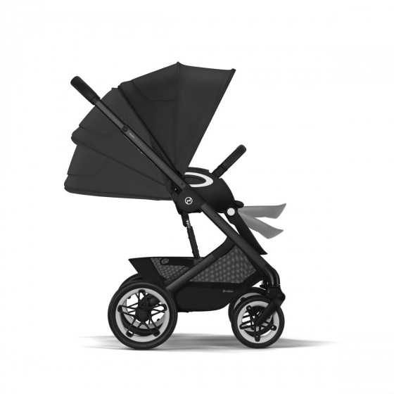 Cybex Talos S Lux Moon Black Chassis Noir - Poussette tout-terrain Cybex Talos S Lux Moon Black Chassis Noir - Poussette tout-terrain