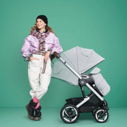 Cybex Talos S Lux Sky Blue Chassis Taupe - Poussette tout-terrain