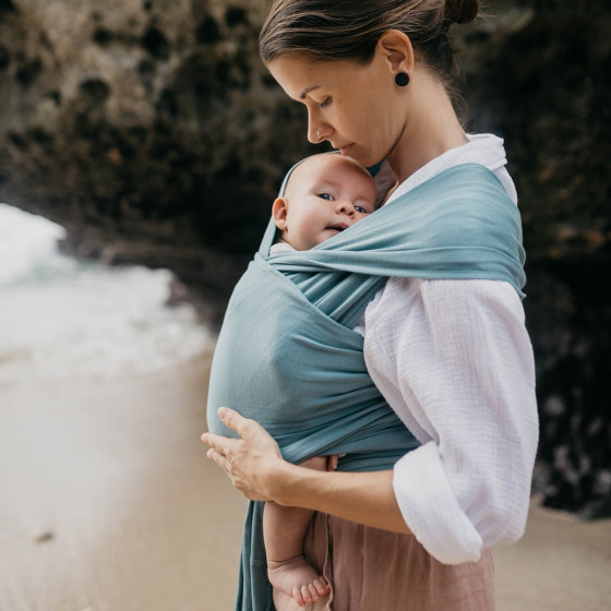 Love And Carry Lagoon - Babywrap with modal tissu