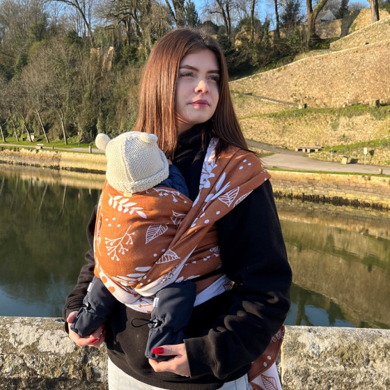 Naturiou Botany Caramel- Baby wrap