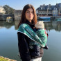 Naturioù Botanie Émeraude - Écharpe de Portage Tissée en Jacquard
