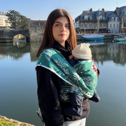 Naturiou Emerald Botany - Baby wrap