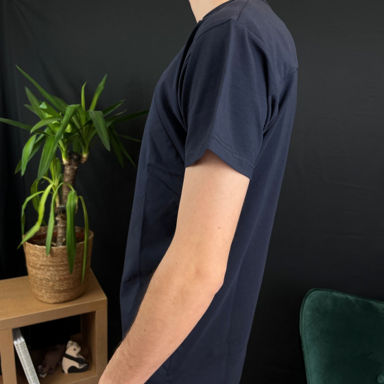 Naturioù T-shirt skin to skin for men with zipper