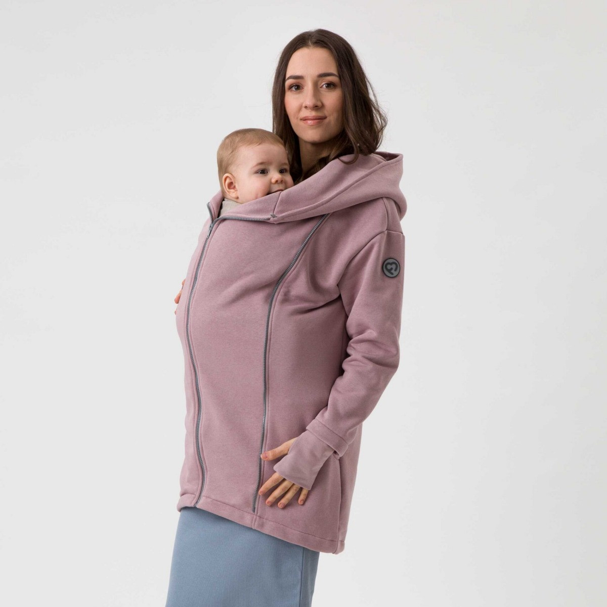 Manteau de Grossesse et de Portage Kaya Latte FUN2BEMUM - Maman