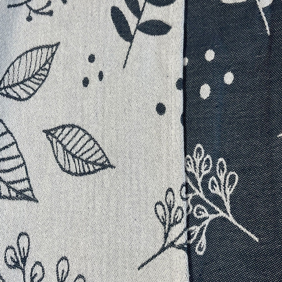 Naturiou Navy Botany - Baby wrap