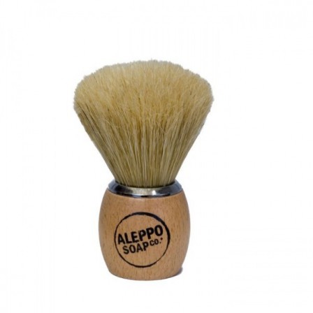 Blaireau de rasage bois naturel tadé