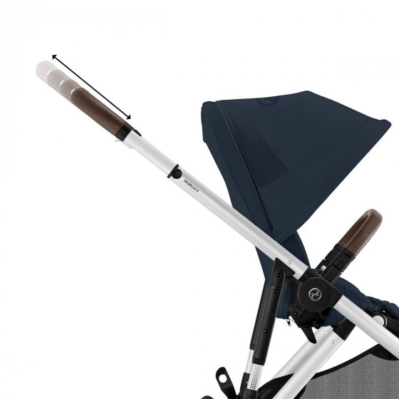 Guidon ajustable - Cybex Gazelle S 2 Ocean Blue - Poussette double évolutive