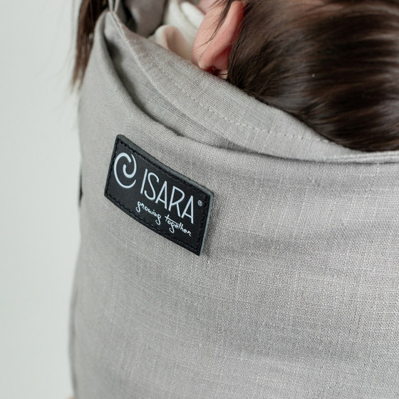Isara The One Misty Linen - porte-bébé en lin