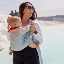 Naturioù R'Sling Polar Blue - Ring Sling en Mesh