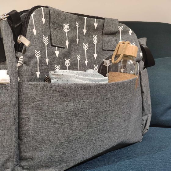 Naturioù R'sling Bleu Pastel – écharpe sans nœud respirante