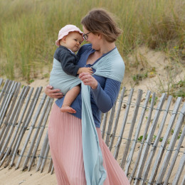 Naturioù R'Sling Polar Blue - Ring Sling en Mesh