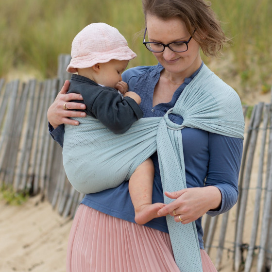 Naturioù R'Sling Polar Blue - Ring Sling en Mesh