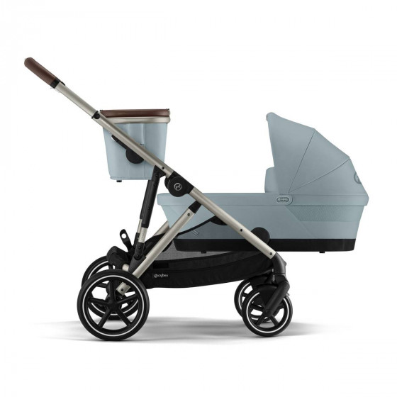 Mode Solo + Panier Shopper - Cybex Gazelle S Cot Sky blue - Nacelle pour nouveau-né