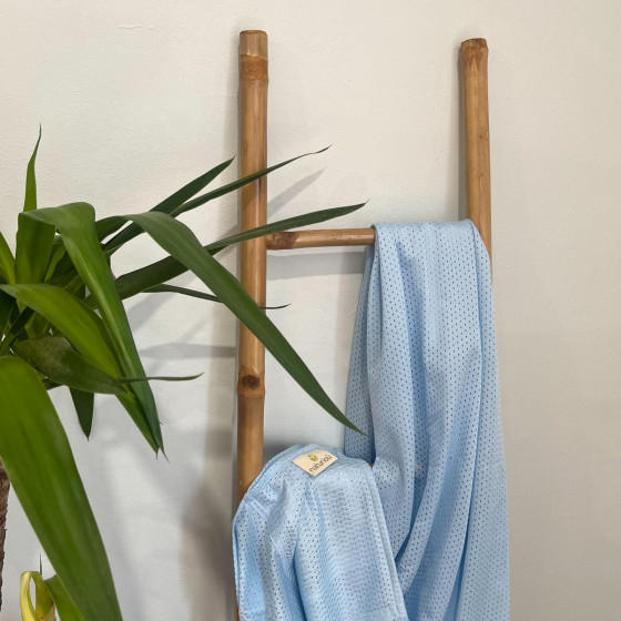 Naturioù R'sling Bleu Pastel – écharpe sans nœud respirante