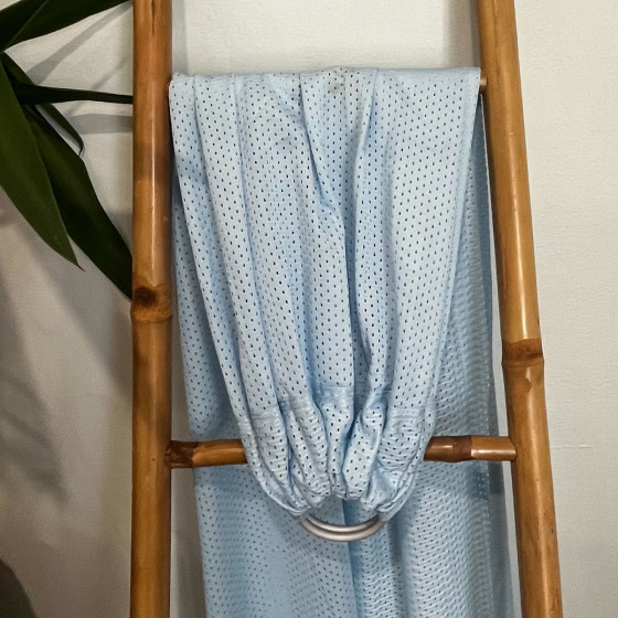 Naturioù R'Sling Blue Pastel - Ring Sling en Mesh