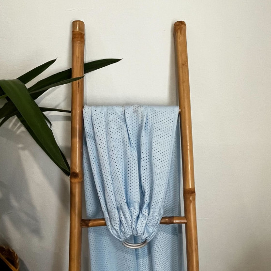 Naturioù R'sling Bleu Pastel – écharpe sans nœud respirante