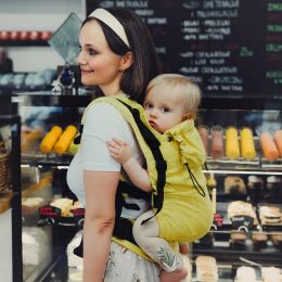 Little Frog Prime Carrier Linen Amalfi Lemons V2