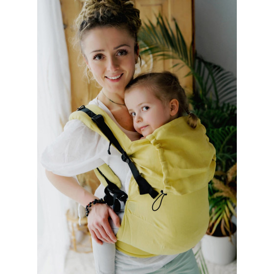 Little Frog XL Toddler Linen Amalfi Lemons - Porte-bambin en lin