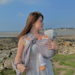 Naturioù R'sling Gris – écharpe sans nœud respirante