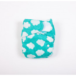 Totsbots Bamboozle Stretch - Reusable Nappy - Fluffy Cloud