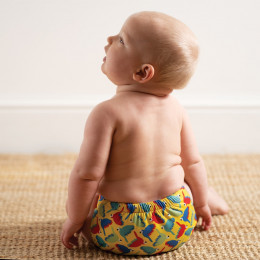 Totsbots Swim Nappy Yellow Parrots - Maillot de bain couche lavable