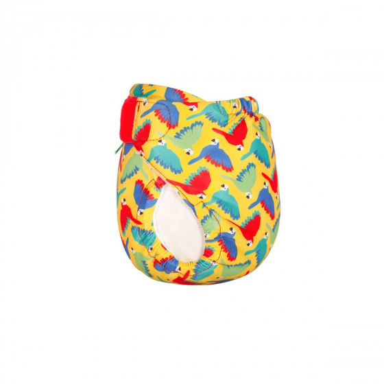 Totsbots Swim Nappy Yellow Parrots - Maillot de bain couche lavable