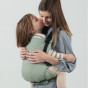 Isara The One Sage Green Linen - porte-bébé en lin