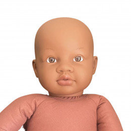 Weighter doll 3-4 mois 60cm 4,2kg - Afro-Caribbean Doll